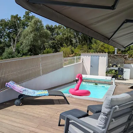 Villa Entiere Cegrid Avec Piscine Privee Et Vue Pres De Bastia Furiani